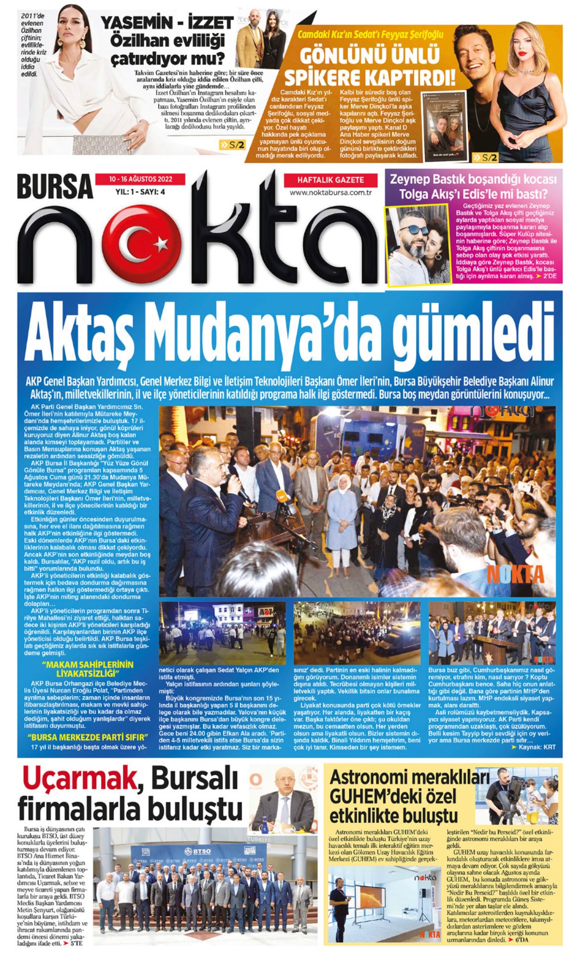 Nokta Bursa Gazetesi 10-16 Ağustos