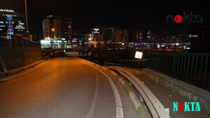 Bursa'da facia teğet geçti! Bilginler Caddesi trafiğe kapatıldı