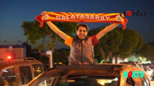 Bursa'da şampiyonluk sonrası Galatasaray taraftarlarından kutlama!